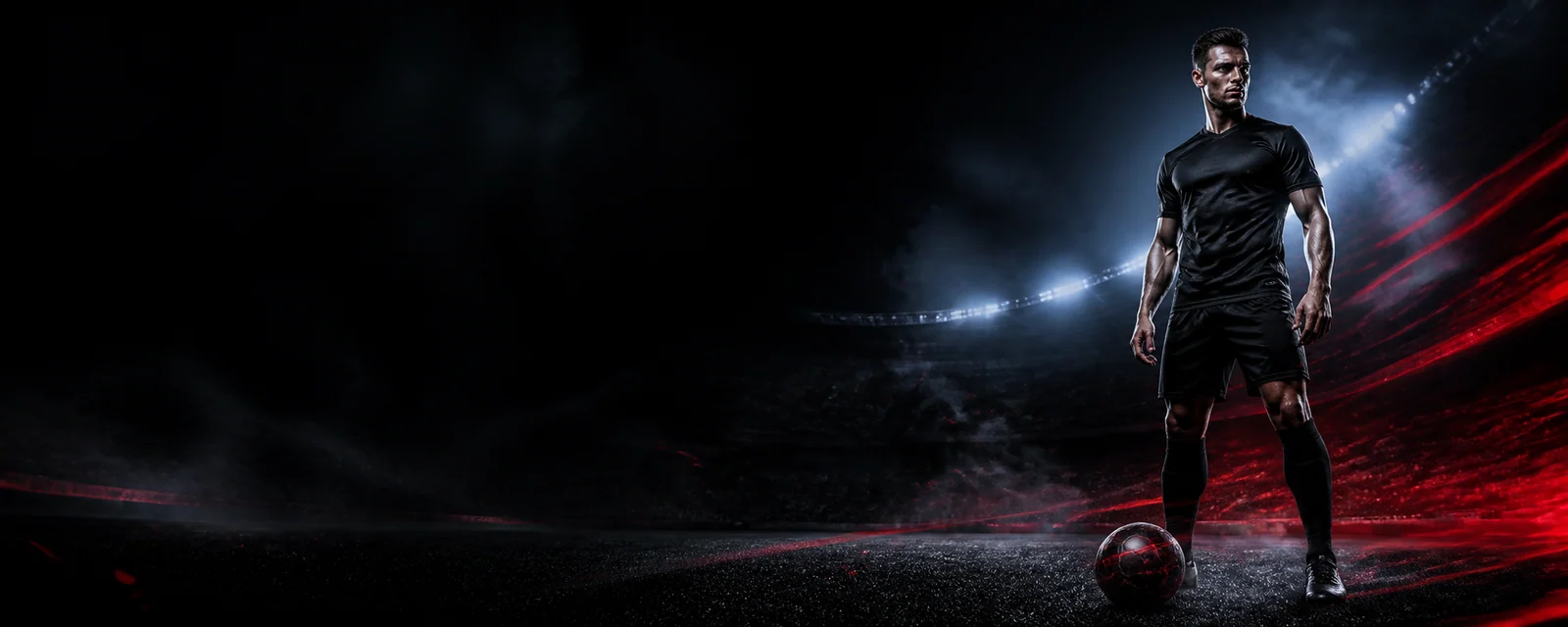 Atleta de esports em uma arena